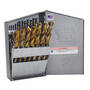 Triumph Thunderbit TiN Coated Twist Drill Set, 29 piece