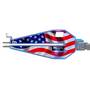 American Flag Vinyl Wrap for Mittler Bros. 36 inch Bead Roller
