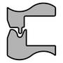 Mittler Bros. Elbow Edge Roll - Keyed