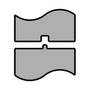 Mittler Bros. High Throat 1/8 inch Flat Bead Roll