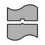 Mittler Bros. High Throat 1/8 inch Round Bead Roll