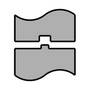 Mittler Bros. High Throat 3/16 inch Flat Bead Roll