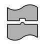 Mittler Bros. High Throat 3/16 inch Round Bead Roll
