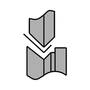 Mittler Bros. 3/4 inch High Throat Angle Roll - 90 degree