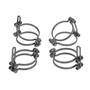 Icengineworks 3 inch Exhaust Tack Welding Clamp, Set of 4
