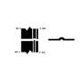 Roper Whitney Style G 1/4 inch Single Bead Roll Set