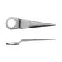 Straight Serrated Cutting Blade, 2-pack