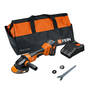 Fein 5 inch AMPShare 18v Cordless Paddle Switch Angle Grinder Kit