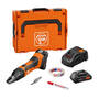 Fein ABSS 18 1.6E AMPShare Cordless Sheet Metal Slitting Shear Kit, 16 gauge