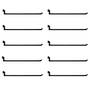 Gridlok 10 inch Industrial Hook, 10 pack
