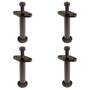 Flextur Weld Table Leveler Brackets, 4 pieces
