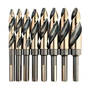 KnKut 8-piece Step Point Drill Bit Set with 1/2 inch Shank, 9/16 to 1 inch