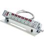 Multi-Outlet Power Strip with Magnetic Mounting Plate
