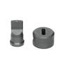 9/32 x 1 inch Oblong Punch and Die for Piranha Ironworkers