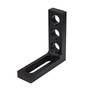BuildPro 4 x 3 x 1.18 inch Right Angle Plate with 3 Holes, 1 Slot