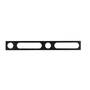BuildPro 8 x 1 x 1/2 inch Straight Edge Stop with 2 Holes, 2 Slots
