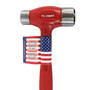 Trusty-Cook Flat Face Steel Dead Blow Hammer, 43 oz