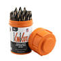 KnKut 29-piece Jobber Length Step Point Drill Bit Set, 1/16 to 1/2 inch